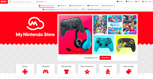 My Nintendo store