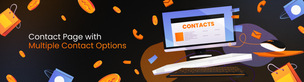 Contact Page with Multiple Contact Options