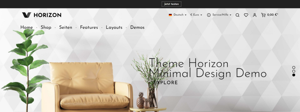 The Best Shopware 6 Themes HORIZON | Pro | Responsive Premium Theme