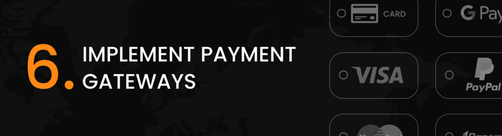 Implement Payment Gateways