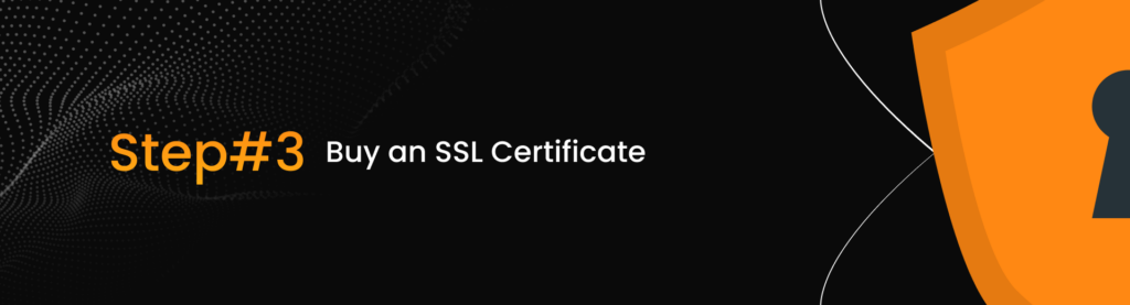 Buy an SSL Certificate