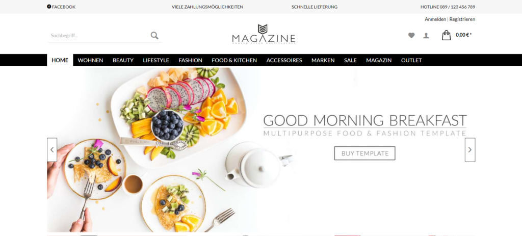 Shopware Magazine | Clean Premium Responsive Template