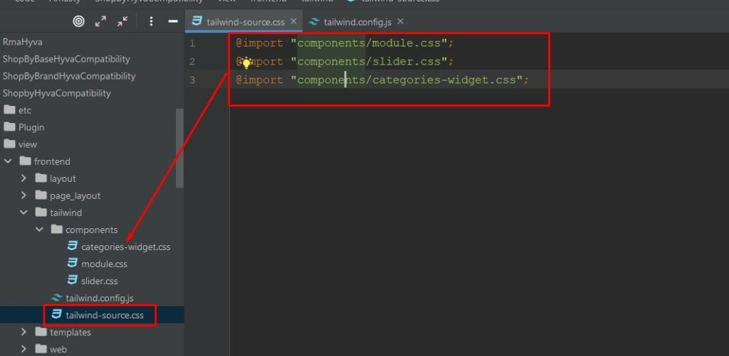 customize Tailwind by extending it with your own variables