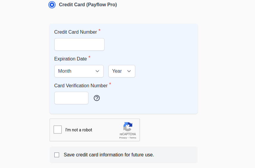 Payflow Pro PayPal