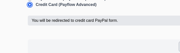 Payflow Advanced and Payflow Link