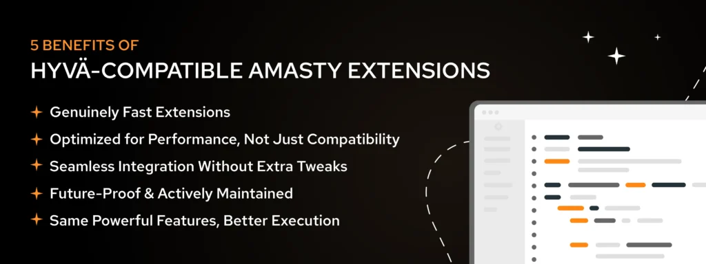 Hyvä-Compatible Amasty Extensions Benefits