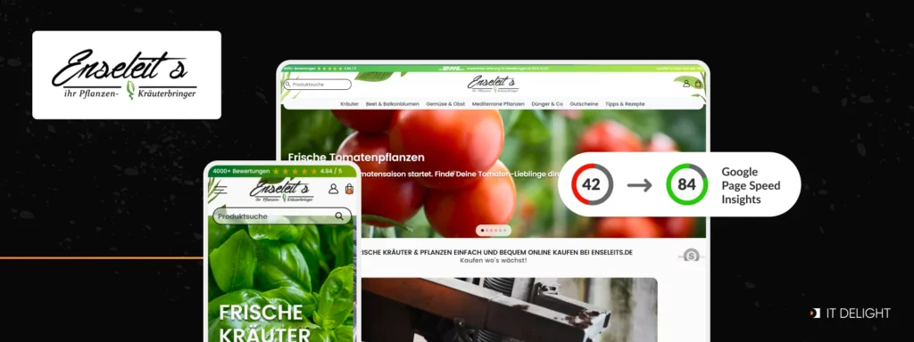 Improved PageSpeed with Hyvä