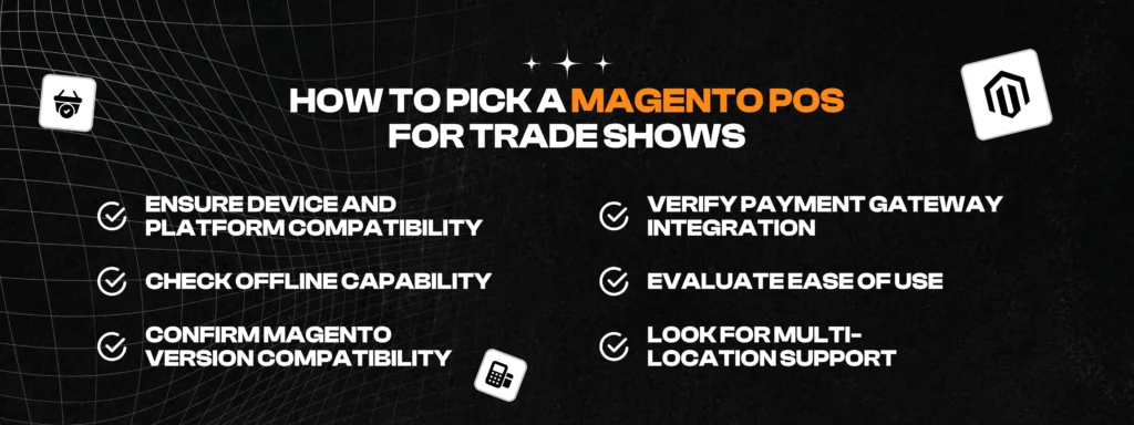 Tips to choose the right Magento POS for trade shows