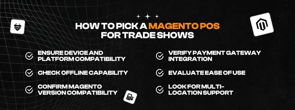 7 Tips to choose the right Magento POS for trade shows
