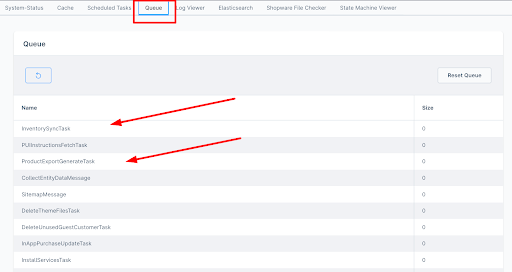 Frosh Tools message queue