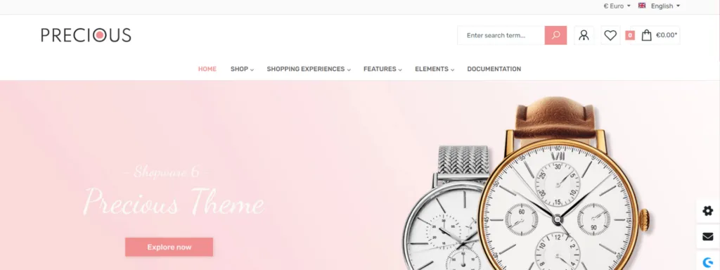 Best Shopware 6 Themes for Jewelry Store