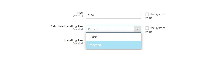 Magento 2 shipping methods
