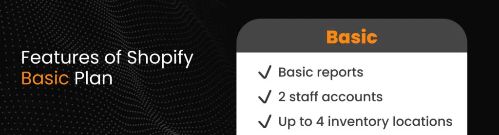 Shopify Pricing Plans Basic