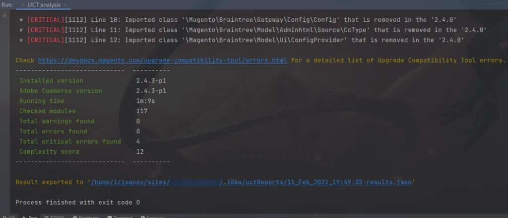 Upgrade Compatibility Tool