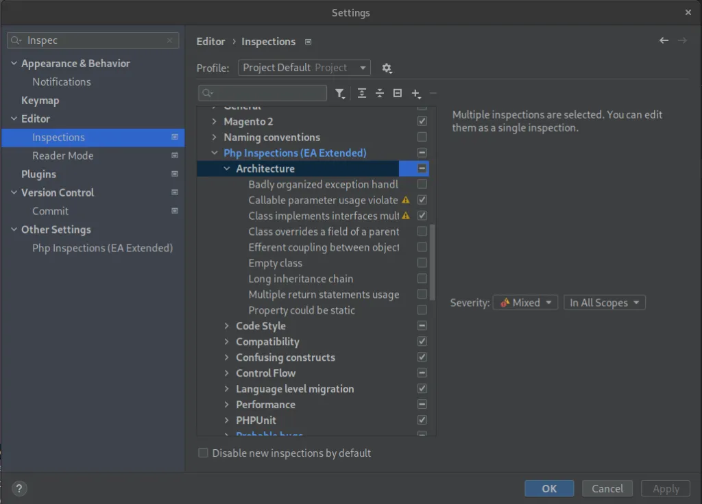 Php Inspections ​(EA Extended)​