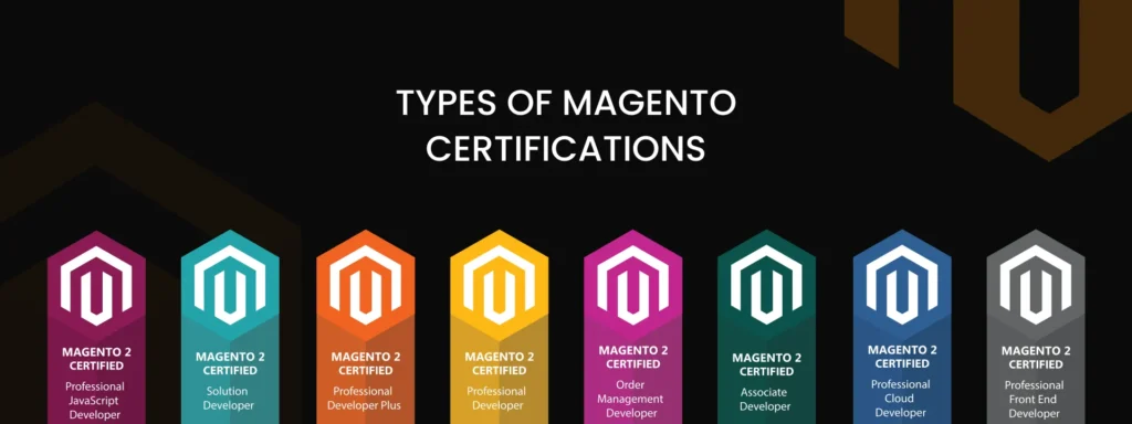 Types of Magento certifications